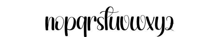 Special Handwritten Font LOWERCASE