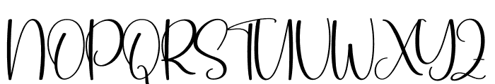 Special Handwritting Font UPPERCASE