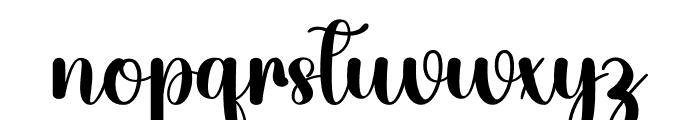 Special Samantha Font LOWERCASE