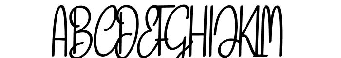 Special Signature Font UPPERCASE