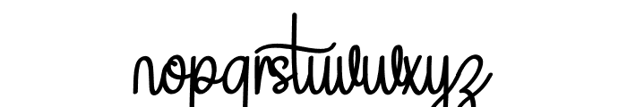 Special Signature Font LOWERCASE