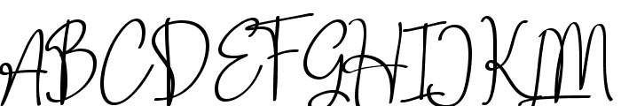 Specially Signature Regular Font UPPERCASE