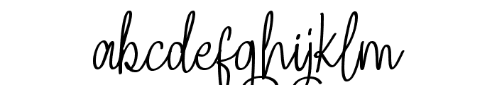 Specially Signature Regular Font LOWERCASE