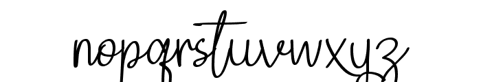 Specially Signature Regular Font LOWERCASE