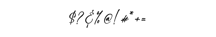 SpectacularSignature Font OTHER CHARS