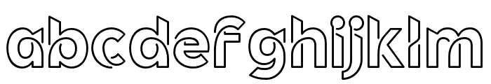 Spectron-Regular Font LOWERCASE