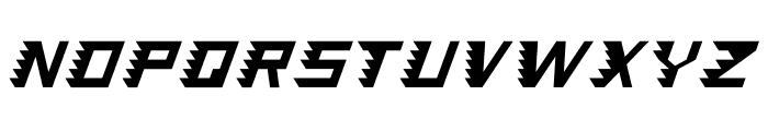Speed Attack Italic Font LOWERCASE