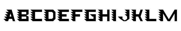 Speed Attack Font UPPERCASE