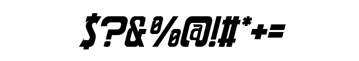 Speed Endurance Italic Font OTHER CHARS