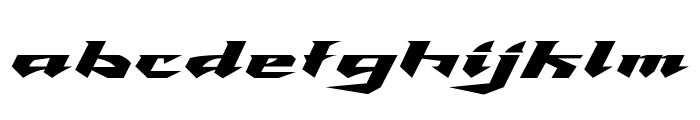 Speed Racer Font LOWERCASE