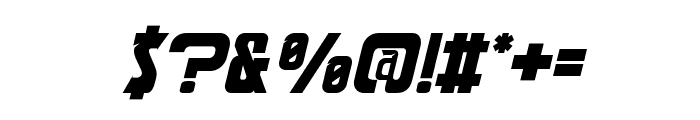 SpeedEndurance-BlackItalic Font OTHER CHARS