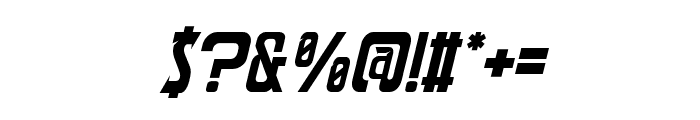 SpeedEndurance-LightItalic Font OTHER CHARS