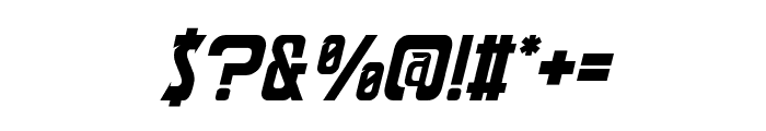 SpeedEndurance-MediumItalic Font OTHER CHARS