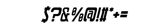 SpeedEndurance-ThinItalic Font OTHER CHARS