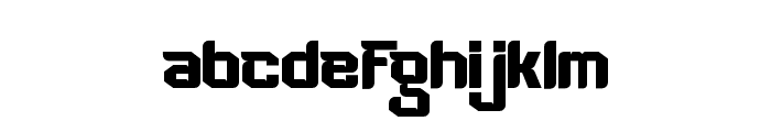 SpeedForce-Regular Font LOWERCASE