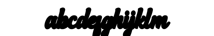 Spellkid outline Regular Font LOWERCASE