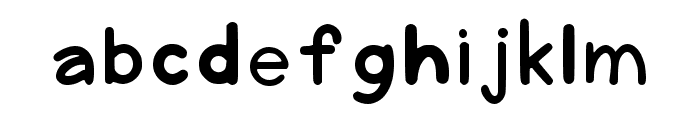 Spherical Regular Font LOWERCASE