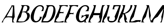 Spicolus-Italic Font UPPERCASE