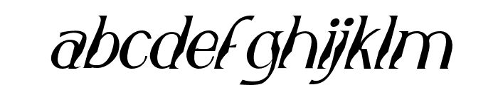 Spicolus-Italic Font LOWERCASE