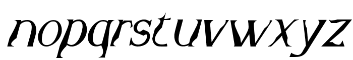 Spicolus-Italic Font LOWERCASE