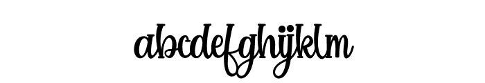 Spicyholic Font LOWERCASE