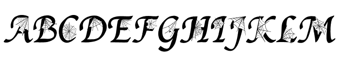 Spider Doodle Font UPPERCASE