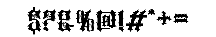 Spider Grekson Font OTHER CHARS
