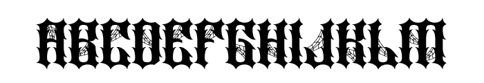 Spider Grekson Font UPPERCASE