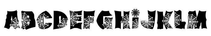 Spider House Regular Font UPPERCASE
