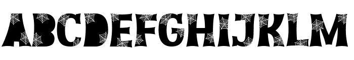 Spider Night Font LOWERCASE
