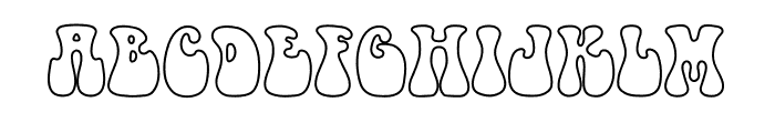 Spider Outline Font LOWERCASE