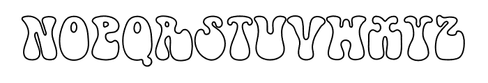 Spider Outline Font LOWERCASE