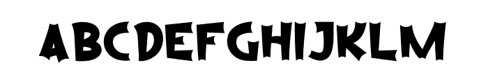 Spider Toon Font LOWERCASE