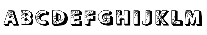 Spider Type Font UPPERCASE