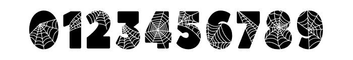 Spider Web Corner Font OTHER CHARS
