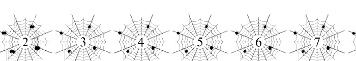 Spider Web Mono Regular Font OTHER CHARS