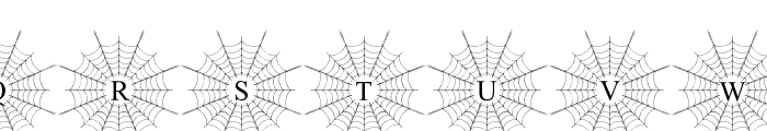 Spider Web Mono Regular Font UPPERCASE