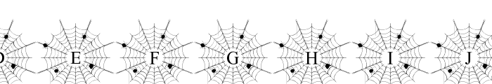 Spider Web Mono Regular Font LOWERCASE