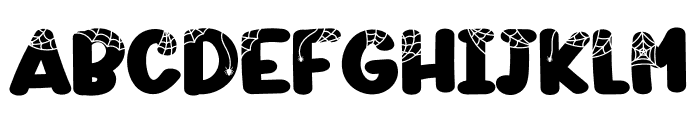 Spider Web Font LOWERCASE