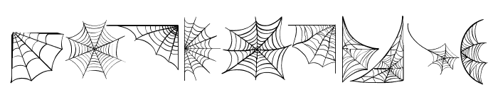 Spider Wed Font OTHER CHARS