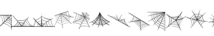 Spider Wed Font UPPERCASE