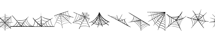 Spider Wed Font LOWERCASE