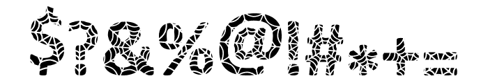 SpiderWeb Bold Font OTHER CHARS