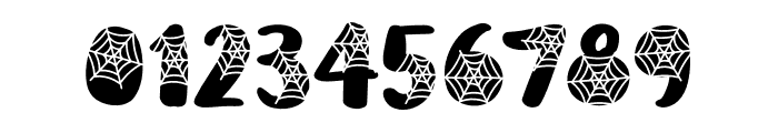 SpiderWeb-Stencil Font OTHER CHARS