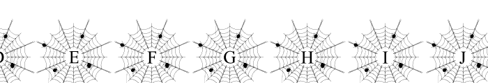 SpiderWebMono-Regular Font LOWERCASE