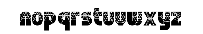 SpiderWebs-Regular Font LOWERCASE