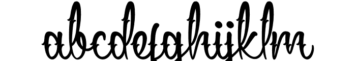 Spiked Font LOWERCASE