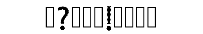 Spiky Font Regular Font OTHER CHARS