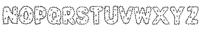 Spiky Fur By Squeeb Cre Regular Font LOWERCASE