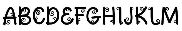 Spiralis Font LOWERCASE